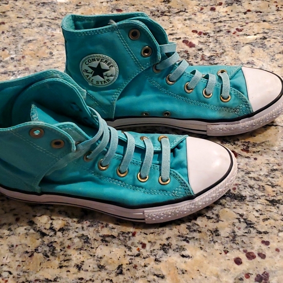 4Y Aqua converse - Picture 1 of 5